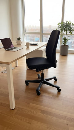 Kinnarps - Fauteuil de bureau avec roulettes et piètement en étoile