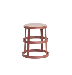 Tabouret empilable West Elm Good Things Métal Bordeaux