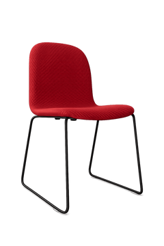 Chaise de réunion Coque Rouge