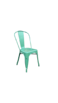 Chaise d'extérieur Leroy Merlin Kontoir Turquoise vif