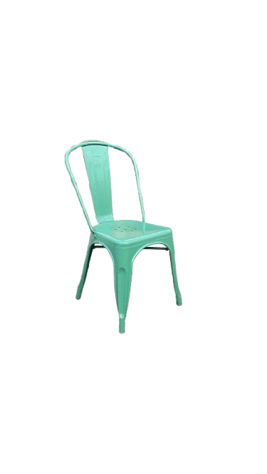 Chaise d'extérieur Leroy Merlin Kontoir Turquoise vif