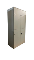 Casier de rangement en métal avec portes battantes