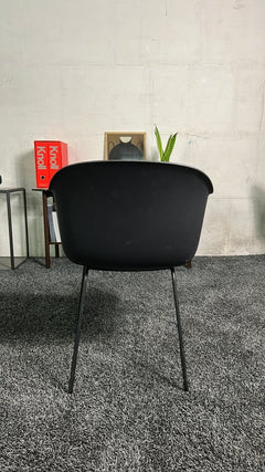 Chaise de cafétéria Muuto Fiber Sled Base - arriere