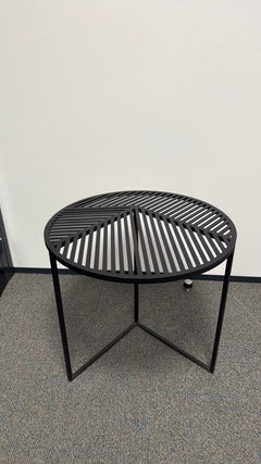 Table basse ronde métal noir 48x46 - 3-4