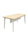 Bureau droit Steelcase - Angle rond