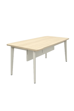 Bureau droit Steelcase - Angle rond