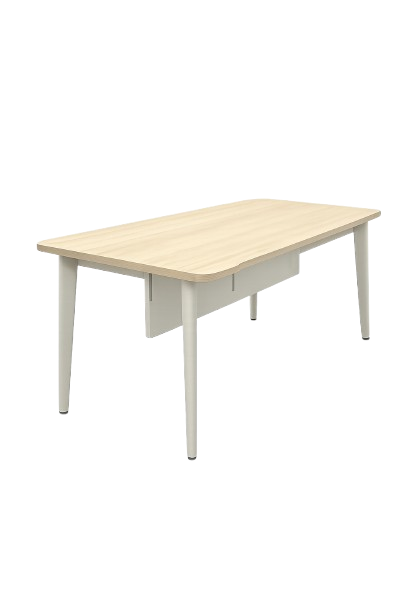 Bureau droit Steelcase - Angle rond