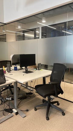 Bureau réglable manuellement 120x80