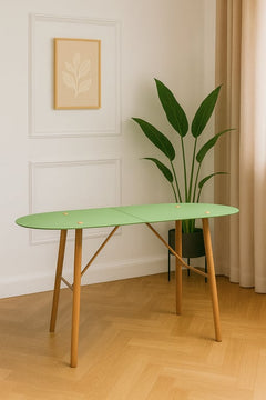 Table basse rectangulaire en métal