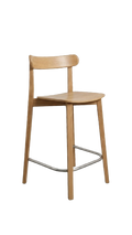 Chaise haute en bois