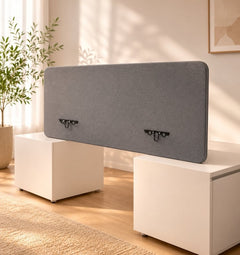Cloison acoustique tissu gris