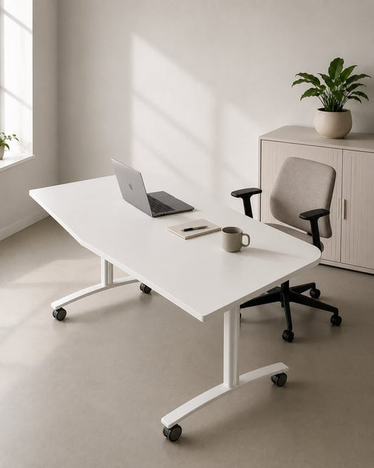 Bureau droit rabattable 151x77 cm