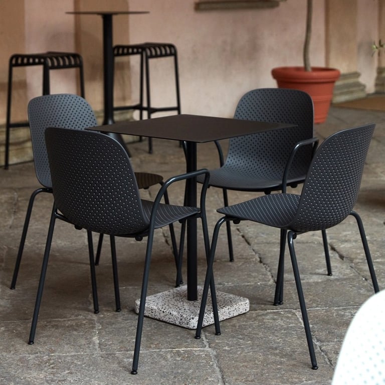 Table de cafétéria carrée Hay Terrazzo