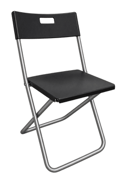 Chaise pliable IKEA Gunde Noire