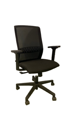 Fauteuil de bureau avec roulettes et accoudoirs réglables