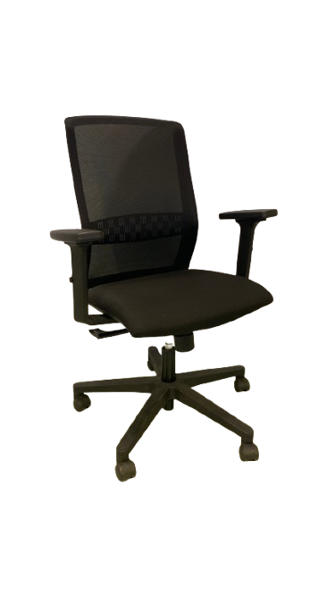 Fauteuil de bureau avec roulettes et accoudoirs réglables