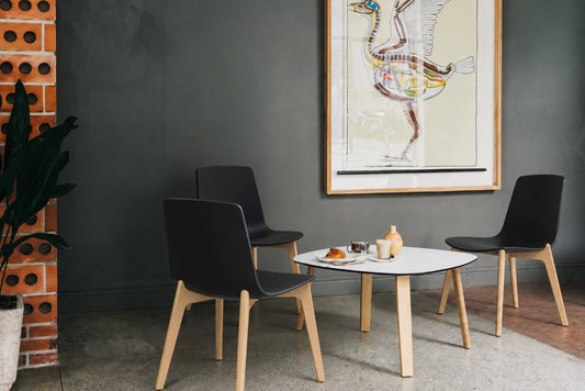 Chaise de cafétéria Enea Lottus Wood