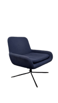 Fauteuil tissu métal violet