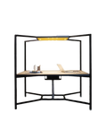 Bureau multiposte 160x160 Fantoni - Hub