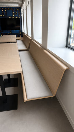 Banquette en bois contreplaqué Chêne