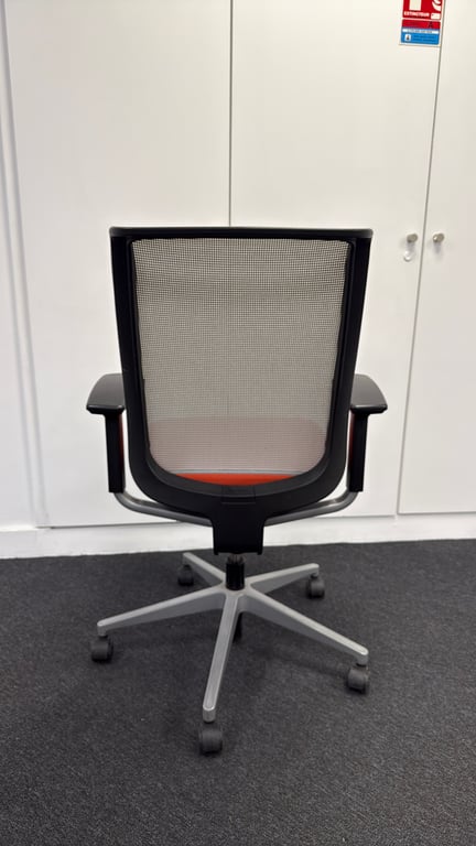 Fauteuil de bureau Steelcase Reply Air Rouge - 3-4