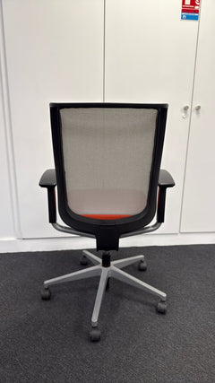 Fauteuil de bureau Steelcase Reply Air Rouge - 3-4
