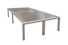 Table de réunion 330x90 Bois et métal