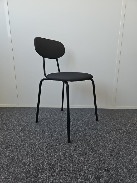 IKEA - Östanö - Chaise de cafétéria en tissu avec dossier plein - 3-4