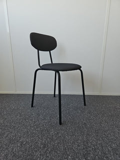 IKEA - Östanö - Chaise de cafétéria en tissu avec dossier plein - 3-4