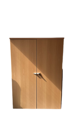 Armoire haute 172cm bois massif à clé - 3-4