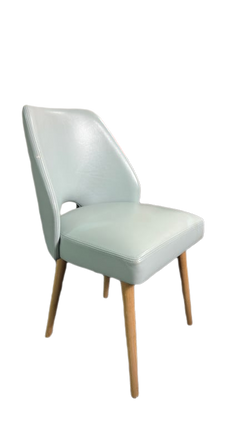 Chaise de cafétéria Collinet Opéra cuir - 3-4