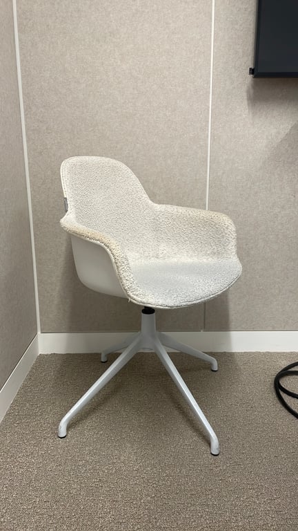Chaise de réunion Zuiver Albert Kuip Blanche - 3-4