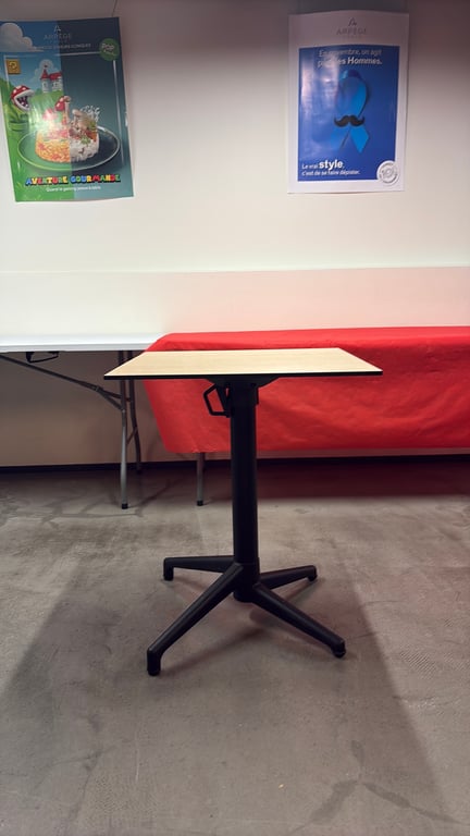 Table polyvalente rectangulaire rabattable - 3-4