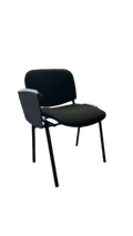 Chaise de réunion avec tablette noire