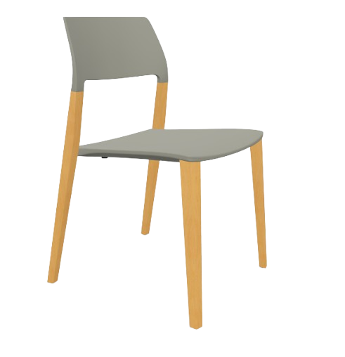 Chaise de cafétéria empilables Brunner Halm 3852