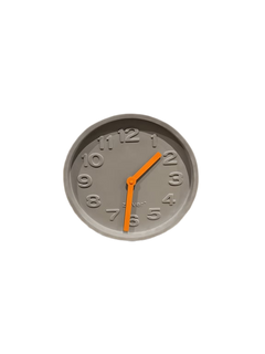 Horloge murale Zuiver Concrete Grise - face