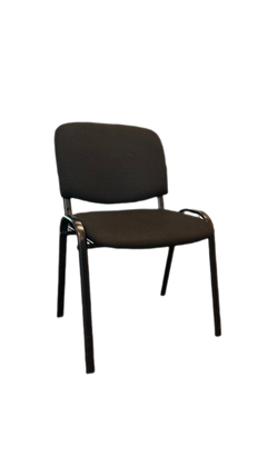 Chaise de réunion noire empilable - 3-4