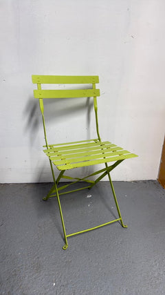 Chaise d'extérieur en métal Vert - 3-4