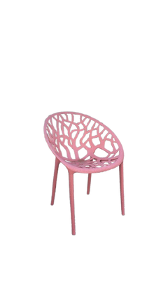Chaise design extérieur couleur Atomic Tangerine