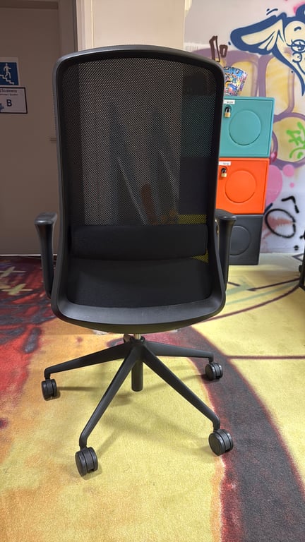 Fauteuil de bureau Quadrifoglio Group Diade Rock Noir - 3-4