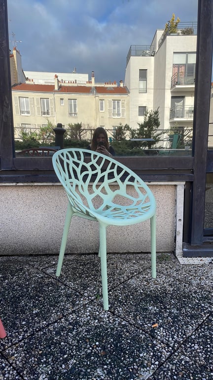Chaise d'extérieur design plastique "Ice Cold" - 3-4