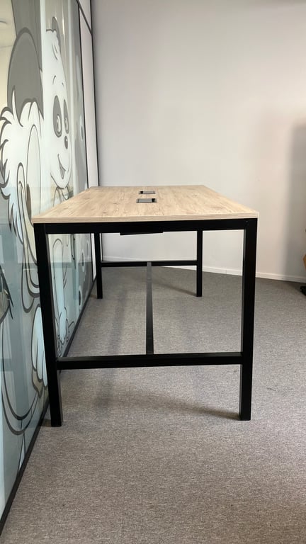 Table haute 200x100 Bois contreplaqué - face