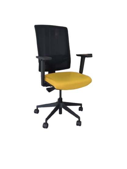 Fauteuil de bureau en résille avec piètement étoile