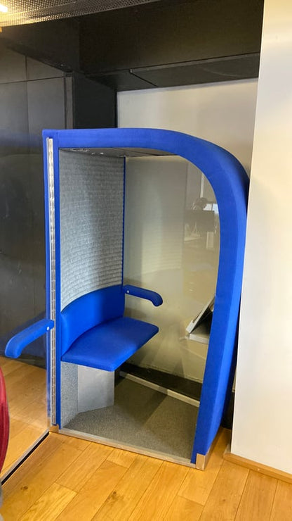 Cabine acoustique 1 personne avec strapontin