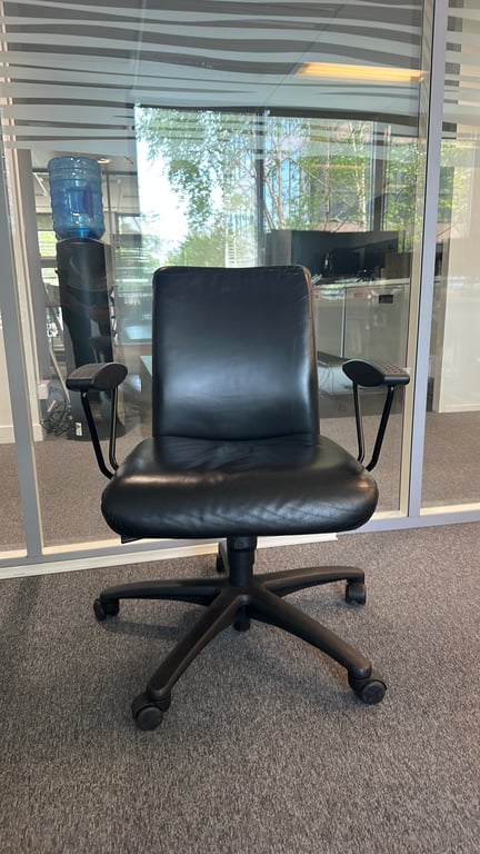 Fauteuil de bureau Gisberger Noir - face