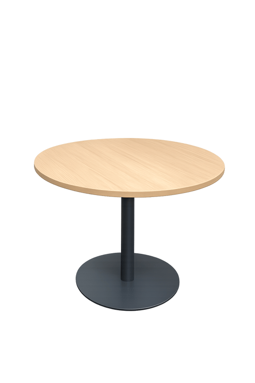 Table de réunion ronde 80x80
