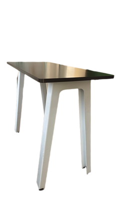 Table rectangulaire 140x60 brun moyen - 3-4