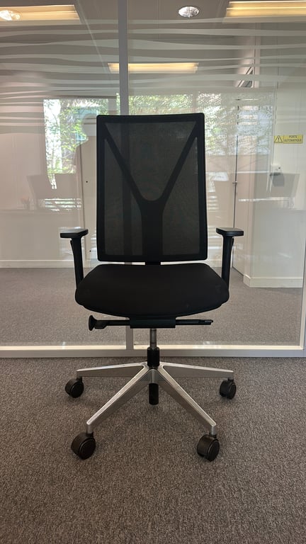 Fauteuil de bureau Gisberger Noir - face