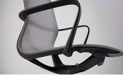 Fauteuil de bureau ergonomique avec roulettes et dossier résille