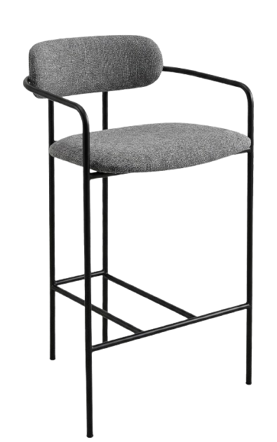 Chaise/tabouret haut avec accoudoirs